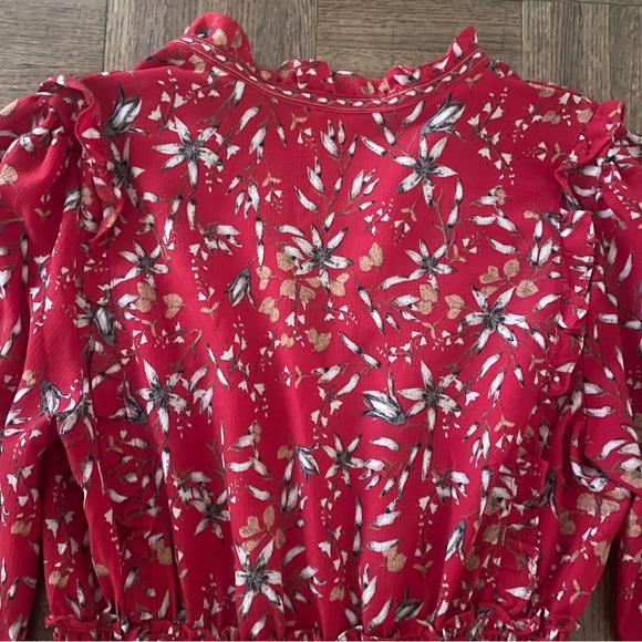 Max Studio London red maxi dress size L - Picture 7 of 8